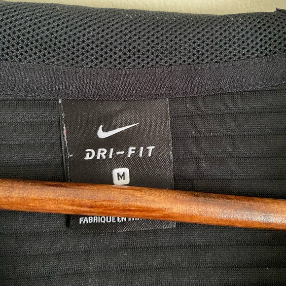 Nike Ribbed Jacket Size Medium Black - Picture 5 of 5